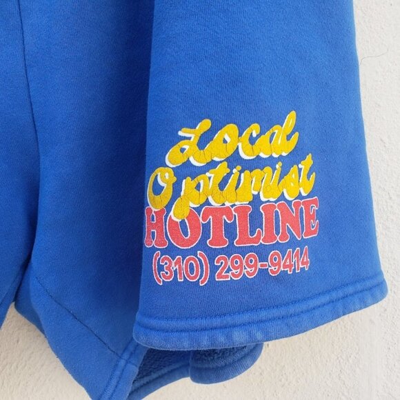 MADHAPPY Local Optimist Hotline Shorts in Blue - Picture 7 of 13
